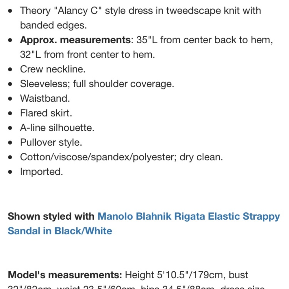 [SOLD] Theory Alancy C Tweedscape sleeveless dress - Picture 8 of 8